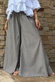Arbi Gingham Palazzo Pant Chocolate